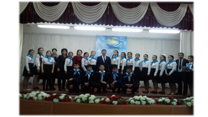 Мектепішілік «Жас Ұлан» балалар мен жасөспірімдер ұйымына мүшелікке қабылдау салтанатты рәсімі