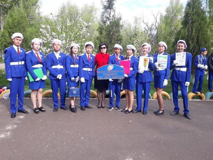 Ғазиз Байтасовты еске алуға арналған қалалық жолда жүру жас инспекторлары қозғалысы топтарының қатысуымен іс-шара өткізілді.