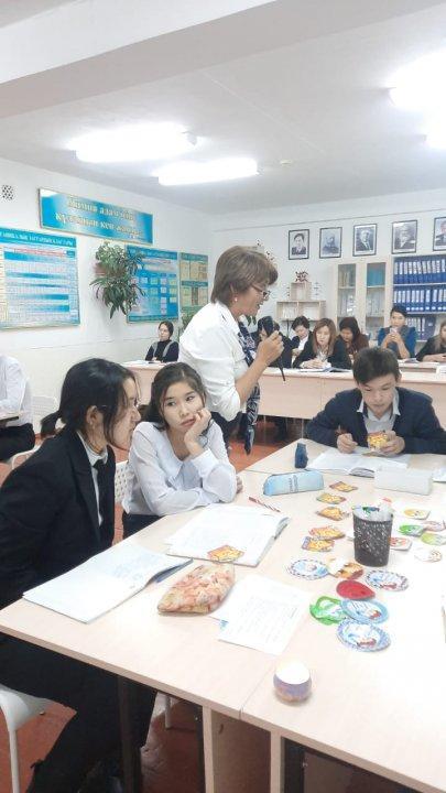 Шона Смаханұлы атындағы № 44 орта мектебінде өтіп жатқан орыс тілі мен әдебиеті пәні бірлестігінің айлығы «А.Р.Беляев Литературный хронограф» тақырыбындағы ашық сабағы өтті.