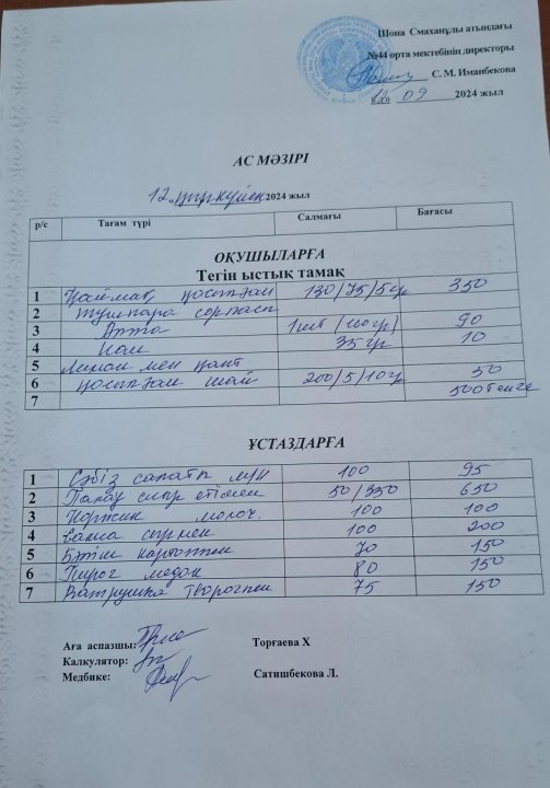 Тамақтану айдары